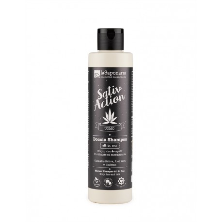 Doccia shampoo due in uno linea uomo la Saponaria