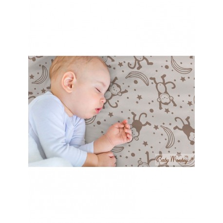 Set culla in raso bambù - Little monkey