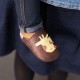 Scarpine morbide - babbucce - fantasia Giraffa marrone