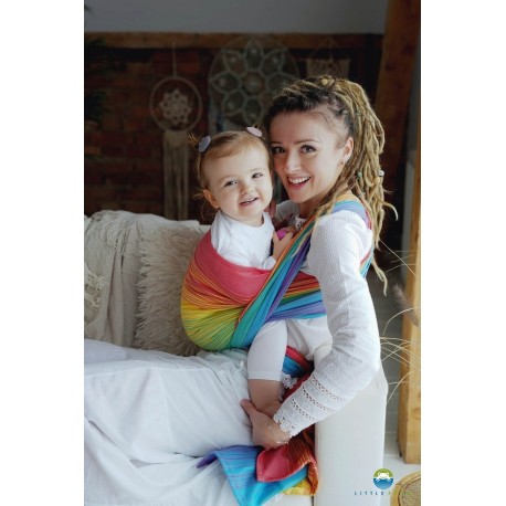 Fascia portabebè Daisy Agat -tg.7 cotone e tencel