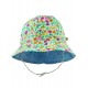 Cappello reversibile Flowers Frugi in cotone biologico - ultima taglia 6-12 mesi!