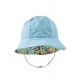 Cappello reversibile Flowers Frugi in cotone biologico - ultima taglia 6-12 mesi!
