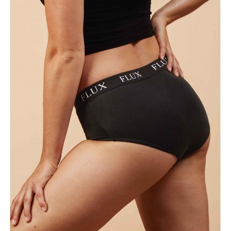 Slip mestruale Flux Boyshort Black - flusso abbondante
