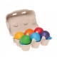 6 palline di legno