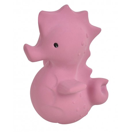 Cavalluccio marino - 3-in-1 Sonaglio, Massaggiagengive, Gioco da Bagno - 100% Caucciù Naturale
