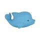 Delfino - 3-in-1 Sonaglio, Massaggiagengive, Gioco da Bagno - 100% Caucciù Naturale