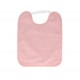 Bavaglino in spugna con lato impermeabile ed elastico - Blush