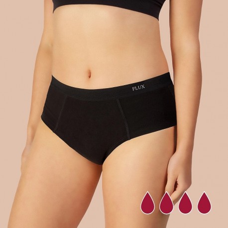 Slip mestruale Flux Essential Brief Heavy Black - flusso abbondante