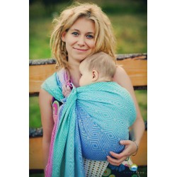 Fascia ad anelli in misto lino - Linen Aurora Cube