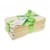 Prefold in cotone birdseye - taglia XS neonato - 6 pezzi