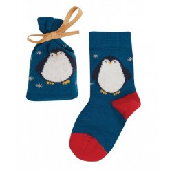 Calzini in cotone biologico Super socks in a bag - Penguin