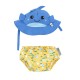 Set Baby Costumino Contenitivo + Cappellino, Balena - UPF 50+
