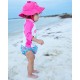 Set Baby Costumino Contenitivo + Cappellino, Fenicottero - UPF 50+