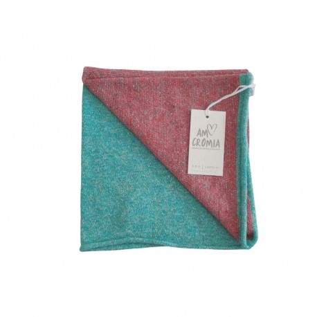 Bloom - Scaldacollo 3 in 1 in lana rigenerata - collezione Amo cromia