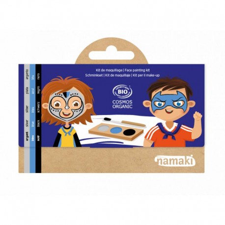 Kit Trucco bio per bambini - 3 colori - Cavalieri e superoi