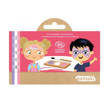 Kit Trucco bio per bambini - 3 colori - Fata e Farfalla