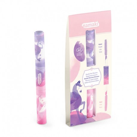 Mascara per capelli doppio colore - rosa e viola