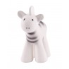 Zebra 3-in-1 Sonaglio, Massaggiagengive, Gioco da Bagno - 100% Caucciù Naturale