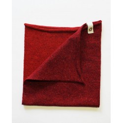 Scaldacollo  Ganzo 3 in 1 in lana rigenerata - Rosso/Ciliegia