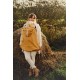 Cover in Softshell e pile Little Frog - mustard
