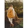Cover in Softshell e pile Little Frog - mustard