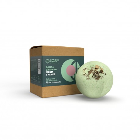 Bomba da bagno azione rinfrescante - Menta e karitè