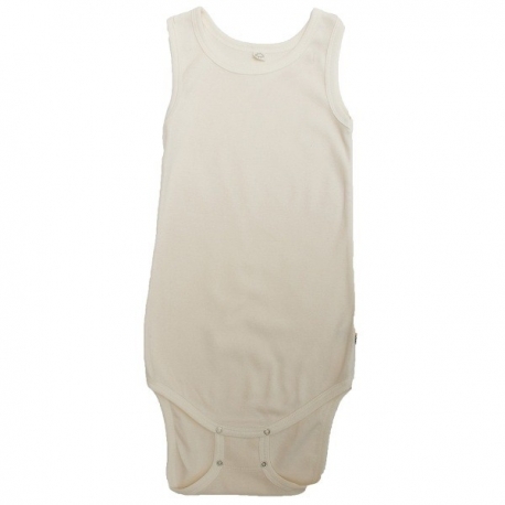 Body senza maniche in cotone biologico