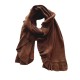 Stola Novella in cashmere rigenerato - marrone