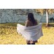 Stola Novella in cashmere rigenerato - marrone