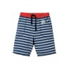 Pantaloncini Marine blue breton in cotone biologico