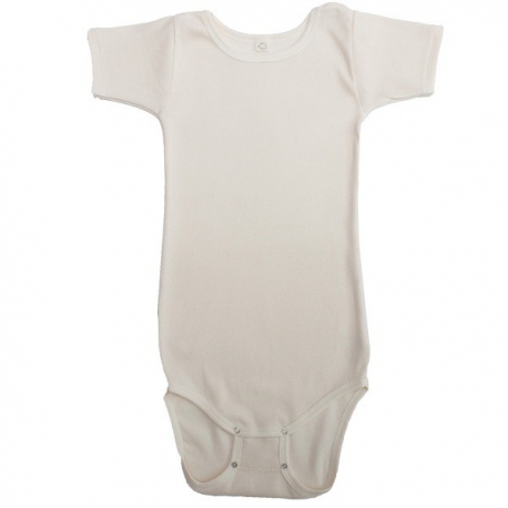 Body mezza manica in cotone biologico