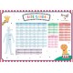 Felpa con cappuccio grigio/blu camper in cotone bio Frugi