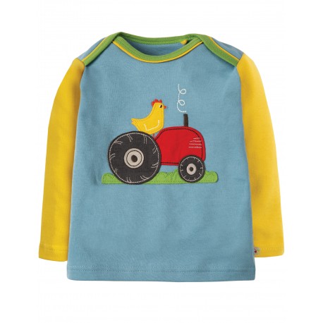 Maglia manica lunga Trattore in cotone biologico