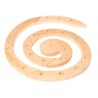 Spirale in legno 24 spazi - avvento e compleanni 