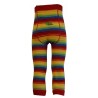 Leggings unisex in cotone BIO - fantasia Rainbow Stripes