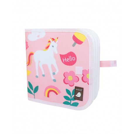 Album lavagna Unicorni con gessetti zero polvere