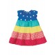 Vestito Dorothy Twirly Rainbow in cotono biologico GOTS