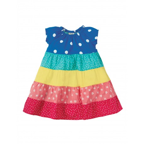 Vestito Dorothy Twirly Rainbow in cotono biologico GOTS