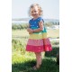 Vestito Dorothy Twirly Rainbow in cotono biologico GOTS