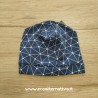 Cappellino geometrie in jersey di cotone