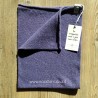 Scaldacollo Ganzo 3 in 1 in cotone rigenerato - viola