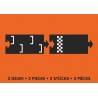 Set estensioni Waytoplay - Start Finish 2 pezzi