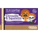 Kit Trucco bio per bambini- 3 colori - Zucca e scheletro