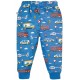 Pantaloni con toppe fantasia bandierine in cotone bio Frugi