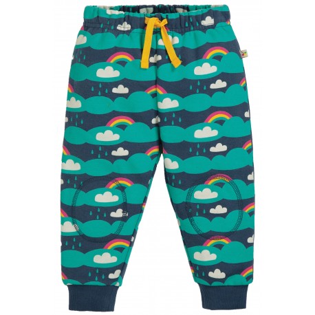 Pantaloni felpati con toppe fantasia Save the Day in cotone bio Frugi