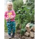 Pantaloni felpati con toppe fantasia Save the Day in cotone bio Frugi