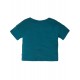 Maglietta Myla Slub - Steely Blue Flower in cotone biologico GOTS