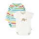 Pacchetto 2 body in cotone biologico Frugi - Rainbow
