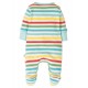 Prima tutina unisex in cotone biologico Frugi - Multistripe balena