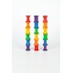 Spolette arcobaleno 18 pz - Grapat - gioco in legno